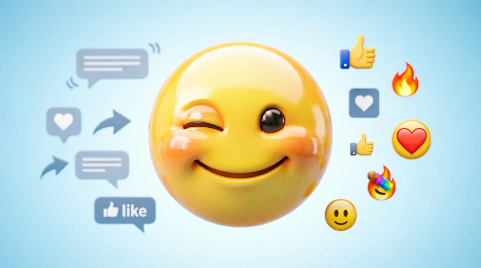 Winking Emoji Face