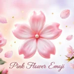Pink Flower Emoji